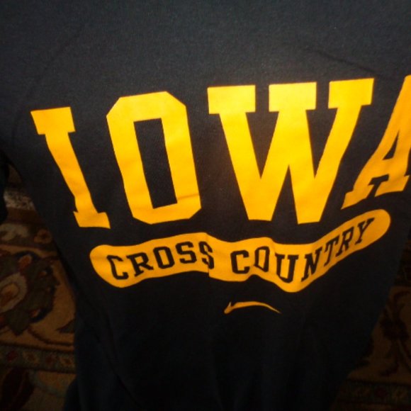 New Iowa Hawkeyes Cross Country Nike Dri-Fit T's - Picture 2 of 5